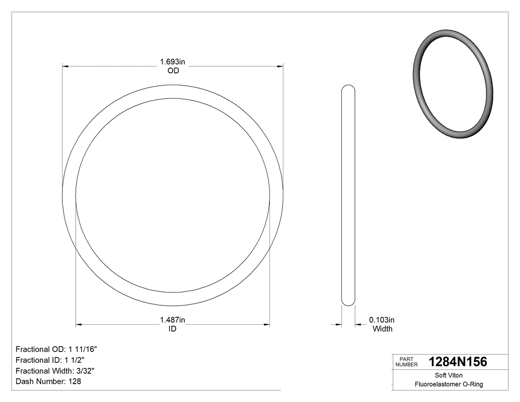 Technical drawing - 1284N156